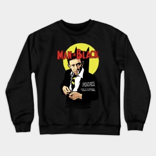 Man in Black Crewneck Sweatshirt